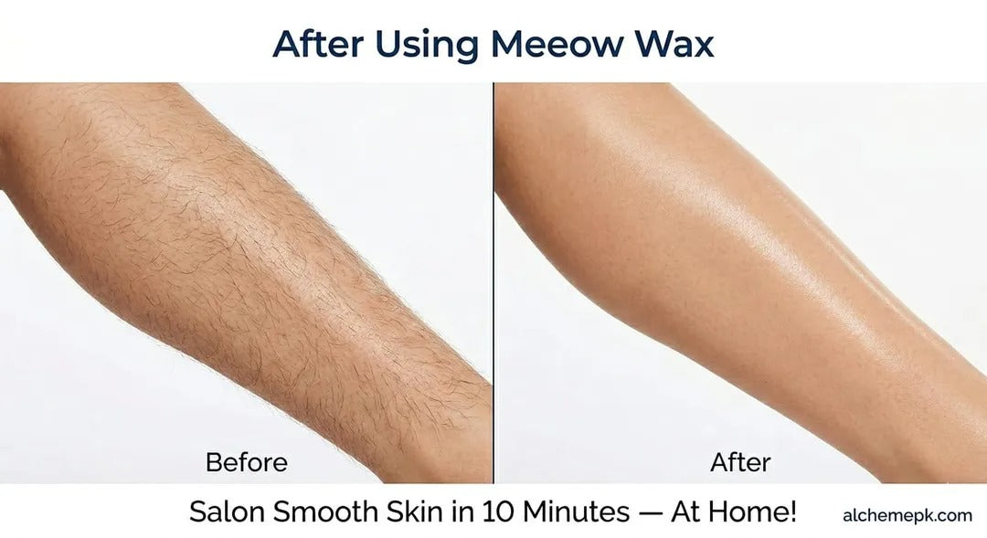 4-in-1 MEEO0W BODY HAIR REMOVAL WAX POWDER